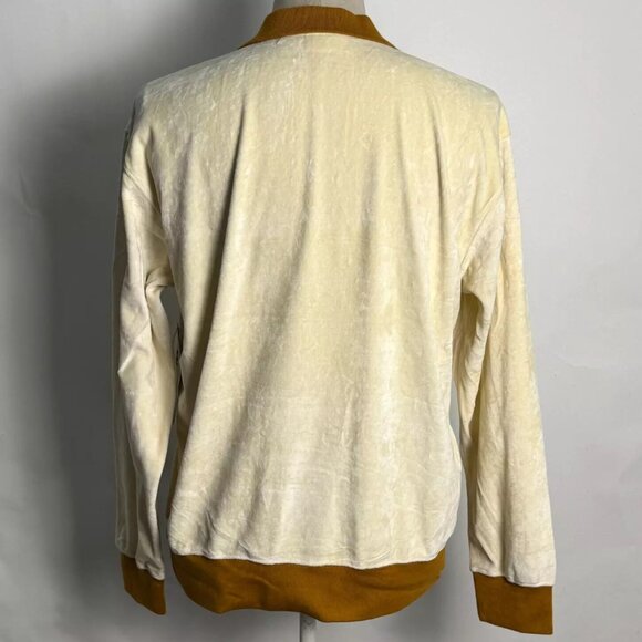 Obey LS Velour Polo "Neue" Unbleached - Picture 2 of 5